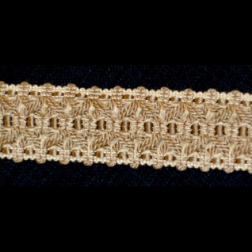 Faux Hemp Gimp Trim Tamaris Flat Braid Color Stone